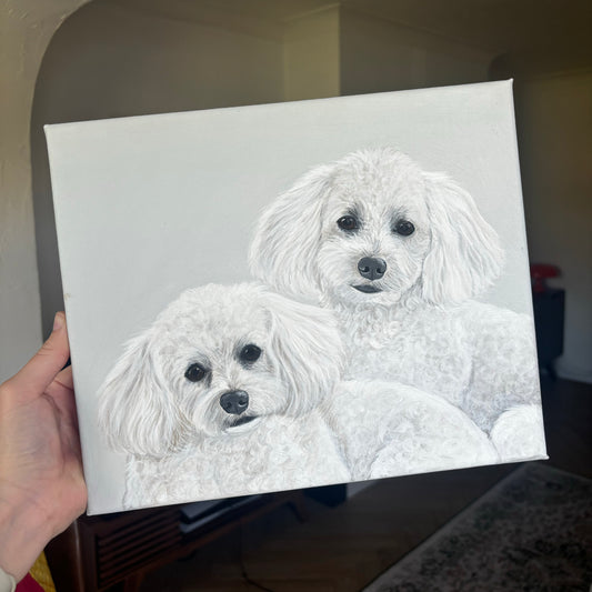 Canvas Portrait (1-3 Pets)