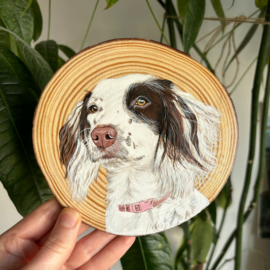 Wood Slice Portrait